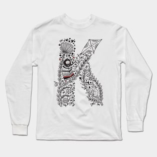 Letter K (Buu&Luu Alphabet) Long Sleeve T-Shirt